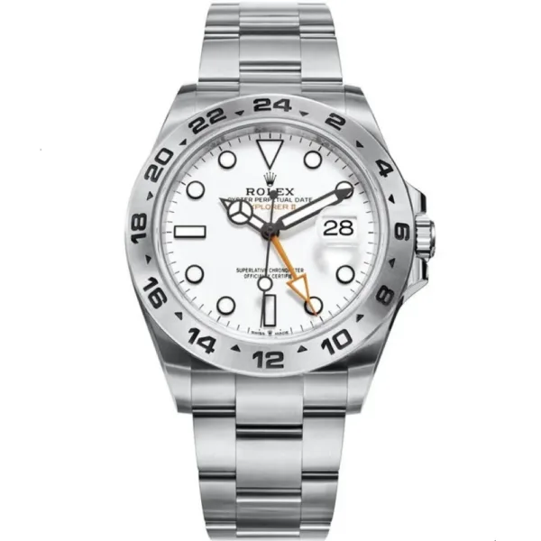 2_3dc38ea2-63ad-48dd-9e8e-7b006de00ef1 Rolex EXPLORER II WHITE Dial Automatic Men's Watch 226570